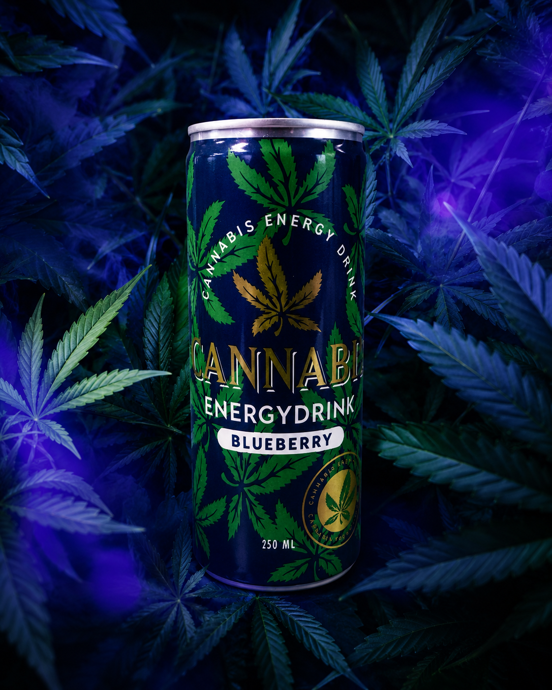 Blueberry Cannabis Energy Drink