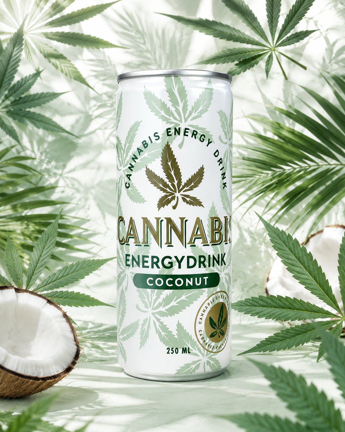 Coconut Cannabis Energy Drink