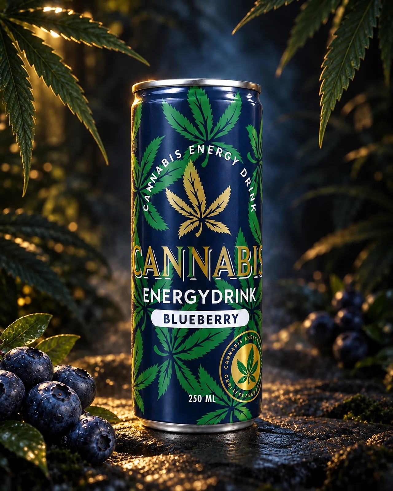Cannabis Energy Drink Blueberry